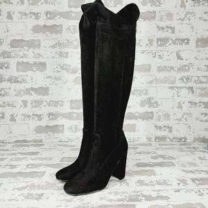 Ivanka Trump Women's Riviera Black Stretch Over-The-Knee Boots T240